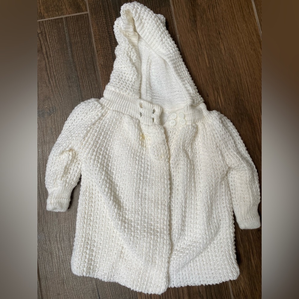 Comfy White Sweater for 18 Mo Girl
